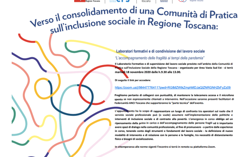 L’accompagnamento delle fragilità ai tempi della pandemia